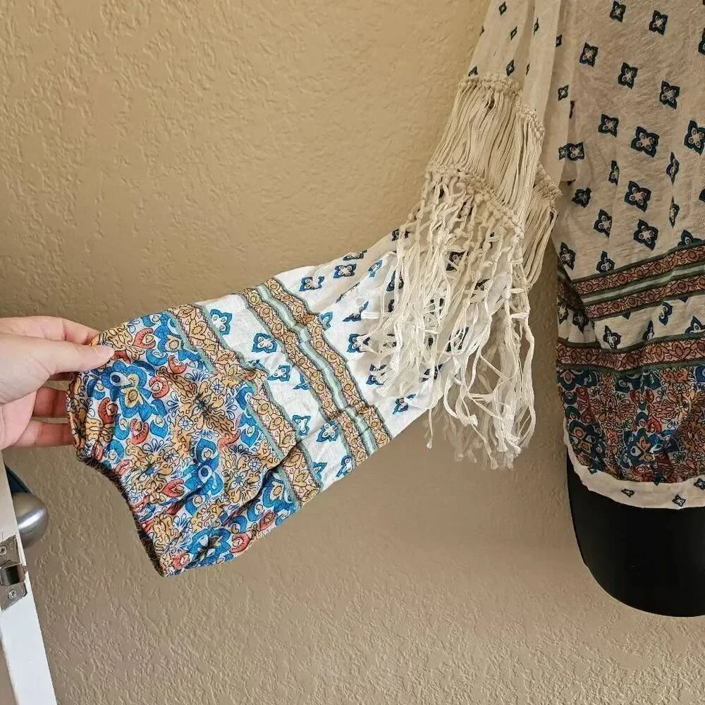 Free People Macra Maze Me Blouse